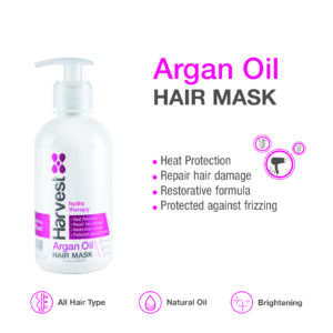 ماسک مو روغن آرگان بدون آبکشی 300 میل هاروست